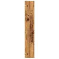 Boekenkast 60x24x143 cm bewerkt hout oud houtkleurig - thumbnail