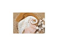 Maxi inbakerdoek - Bedrukt - 100x100 cm - Oudroze - thumbnail