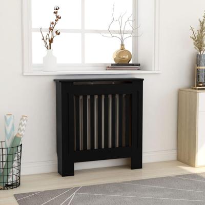 VidaXL Radiatorombouw 78 cm mdf zwart VidaXL Radiatorombouw 78 cm mdf zwart
