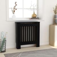VidaXL Radiatorombouw 78 cm mdf zwart - thumbnail