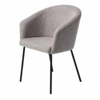 Nordic Home Thorben eetkamerstoel - lichtgrijs - thumbnail