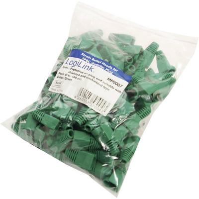 LogiLink MP0007 kabelbeschermer 100 stuks groen RJ45