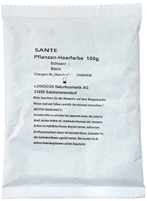 Sante Haarverf zwart BDIH 100 Gram Sante Haarverf zwart BDIH 100 Gram