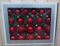 Kerstballen glas rood 42 ballen - Warentuin mix - thumbnail