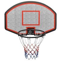VidaXL Basketbalbord 90x60x2 cm polyetheen zwart - thumbnail