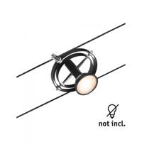 Paulmann 12V-railsysteem set GU5.3 Zwart (mat), Chroom - thumbnail