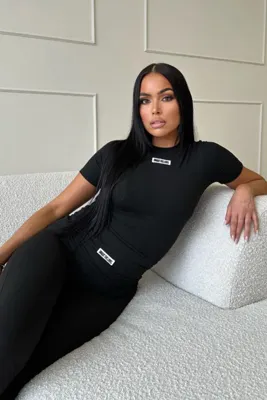 Unique The Label Nena Short Sleeve Dames Zwart - Maat S - Kleur: Zwart | Soccerfanshop