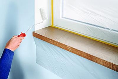 tesa Easy Cover Perfect+ 56572-00000-00 Afdekfolie Geel, Transparant (l x b) 17 m x 2.60 m 1 stuk(s) tesa Easy Cover Perfect+ 56572-00000-00 Afdekfolie Geel, Transparant (l x b) 17 m x 2.60 m 1 stuk(s)