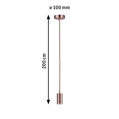 Paulmann Haldis 50387 Hanglamp LED E27 Koper
