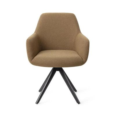 Jesper Home Eetkamerstoel 'Hiroo' Draaibaar, Turn Black, kleur Willow