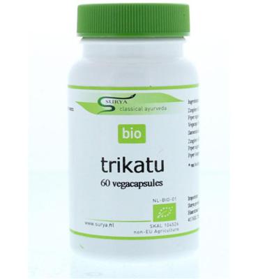 Surya Trikatu bio 60 Vegetarische capsules Surya Trikatu bio 60 Vegetarische capsules