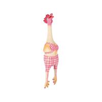 Trixie kip in bikini met dierengeluid latex / polyestervlies - thumbnail