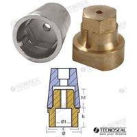 Ánodos punta de ejes Radice TEN00417E - ANODO RADICE COMPLETO ZINC EJE 60 - thumbnail