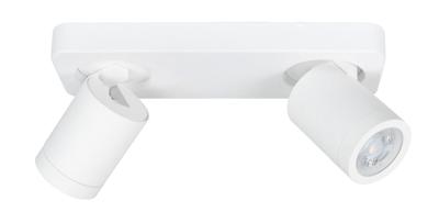 Highlight Dubbele IP44 opbouwspotOliver mat wit - S7438.00