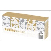 Zakdoek Satino Prestige 4-laags 15x10 vel wit 113940 - thumbnail