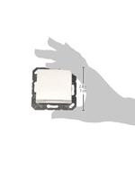 Jung AS1520KLWW Wandcontactdoos met randaarde Inzetstuk 1-voudig Alpine-wit 1 stuk(s) - thumbnail