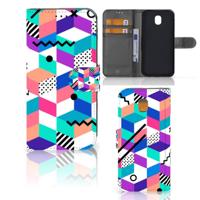 Samsung Galaxy J5 2017 | Book Case | Blokken Kleurrijk - thumbnail