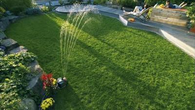 Gardena AquaContour Programmeerbare Sproeier - Flexibel tot 350m², Gebruiksvriendelijk & Efficiënt