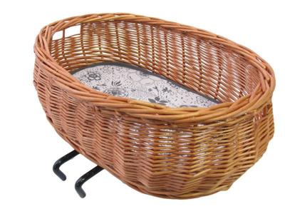 Basil pluto - hondenfietsmand - voorop - bruin