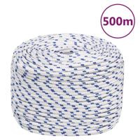 VidaXL Boot touw 10 mm 500 m polypropyleen wit - thumbnail