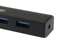 Equip Equip Life 4-Port USB 3.0 Hub - Hub - 4 x SuperSpeed USB 3.0 128953 USB-hub 4 poorten USB-A USB 3.0 5 GBit/s Zwart - thumbnail