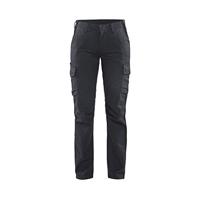 Blåkläder Dames industrie werkbroek stretch/elastiek 71441832 | Medium Grijs/Zwart | Maat 48 - 7330509763230 - thumbnail