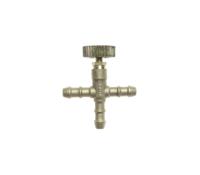 Gimeg T-slangverbinder met kraan - thumbnail