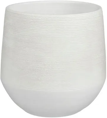 Mica Decorations bloempot Evora 24x23cm off white Mica Decorations bloempot Evora 24x23cm off white