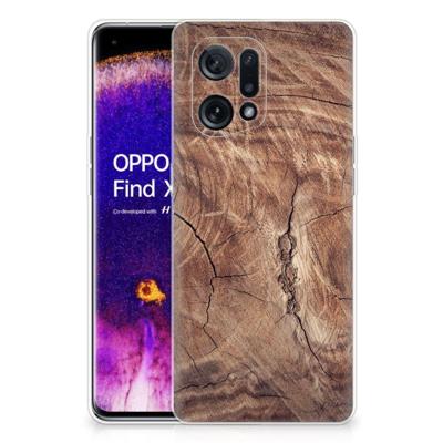 OPPO Find X5 | Bumper Hoesje | Tree Trunk OPPO Find X5 | Bumper Hoesje | Tree Trunk