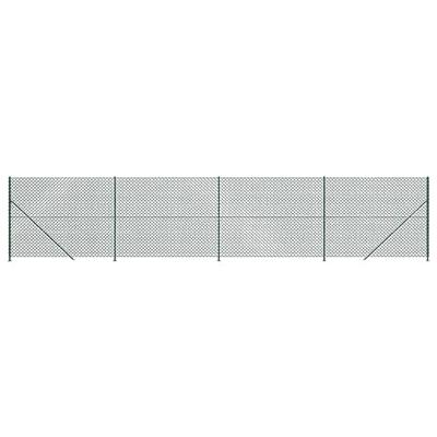 VidaXL Gaashek met flens 2x10 m groen