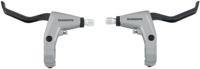 SHIMANO remgreep "alivio bl-t4000" br.lever shim. alivio pair 2-f sil.w.cab.+sle. - thumbnail