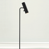 Vloerlamp modern zwart &apos;MIB 6&apos; zwarte verstelbaar GU10 141cm DFTP - thumbnail