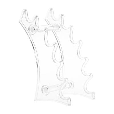 Pen houders Make-up borstel oogschaduw potlood pen display stand 6 kamers rack Bureau Organizer briefpapier (duidelijk)