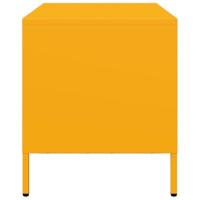 Tv-meubel 68x39x43,5 cm koudgewalst staal mosterdgeel - thumbnail