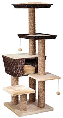 Europet Bernina 431-405574 Trend Kattenkrabpaal Curacao, 48 X 48 X 141 Cm, Beige
