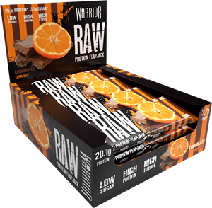 Warrior Raw Protein Flapjack Chocolate Orange (12 x 75 g)