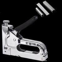 Nagelpistool U type/T type/deur type nagel universele Nailer met handvat geval & 1000 PC'S nagels - thumbnail