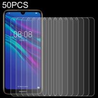 50 stuks 0.26 mm 9H 2.5 D gehard glas film voor Huawei Y6 2019 geen retail pakket - thumbnail