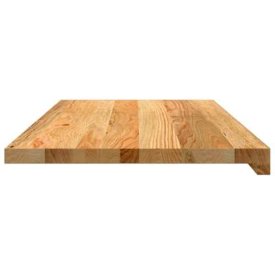 Vensterbanken 2 st 80x40x2 cm massief eikenhout lichtbruin Vensterbanken 2 st 80x40x2 cm massief eikenhout lichtbruin