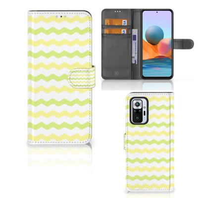 Xiaomi Redmi Note 10 Pro | Telefoon Hoesje | Waves Yellow