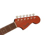 Fender Malibu Player Fiesta Red WN White Pickguard elektrisch-akoestische westerngitaar - thumbnail