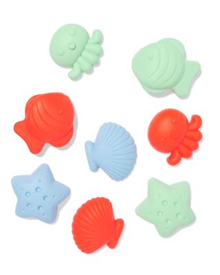 HEMA Zandvormen kunststof zeedieren - 8 stuks