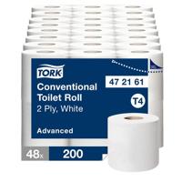 Toiletpapier tork t4 advanced 2laags 200 vel wit - thumbnail
