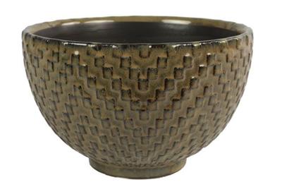 Schaal ro Areta M grijs - L18B18H11CM