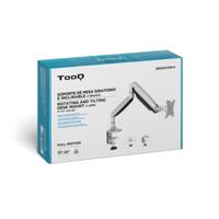 TooQ DB3032TNR-S flatscreen mount voor 1 monitor of LED/LCD-tv (van 13 inch tot 32 inch, tot 9 kg, in hoogte verstelbaar, helling +/-60 graden en 360 graden draaibaar, VESA 75 x 75/100 x 100, zwart) - thumbnail