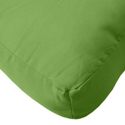 VidaXL Palletkussen 60x60x9,5 cm stof gemêleerd groen