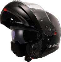 LS2 opklapbare helm "ff908 strobe ii solid" helmet ff908 strob.ii solid 3xl black - thumbnail