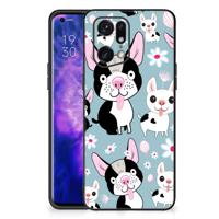 OPPO Find X5 Pro Dierenprint Telefoonhoesje Hondjes - thumbnail