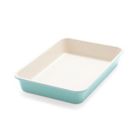 Contour Turquoise Rechthoekige Cakevorm - thumbnail