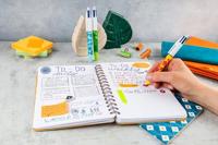 Bic Colours Velours 4-kleurenbalpen, medium, klassieke inktkleuren, doos van 12 stuks - thumbnail